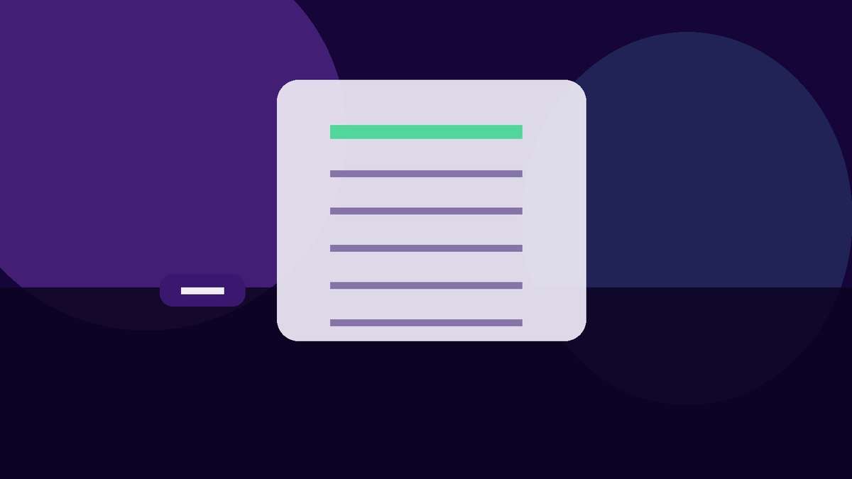 Document bundle illustration